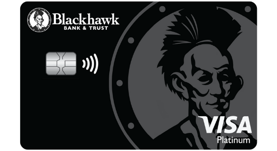 The Blackhawk Bank & Trust personal credit card offers local service, local payment options, and a generous rewards program